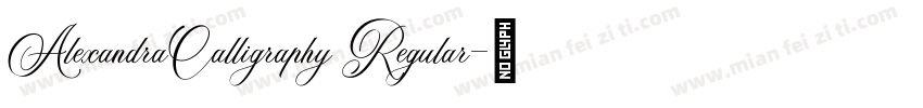 AlexandraCalligraphy Regular字体转换